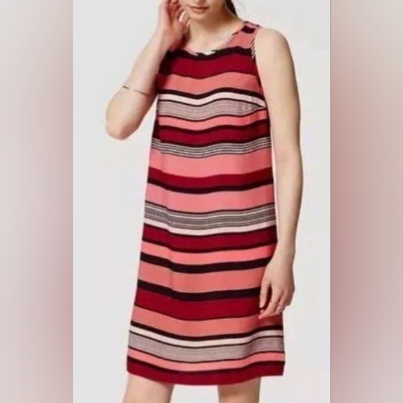 Ann Taylor Striped Mod Shift Dress - Picture 10 of 10